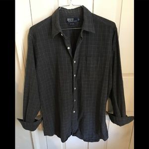 Polo Ralph Lauren Grey Windowpane cotton shirt